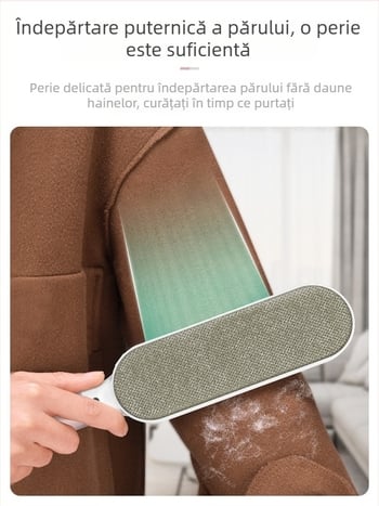 Rola pentru îndepărtarea scamelor de haine – material ABS/PP, design modern minimalist, lansare 2020, elimină părul și praful
