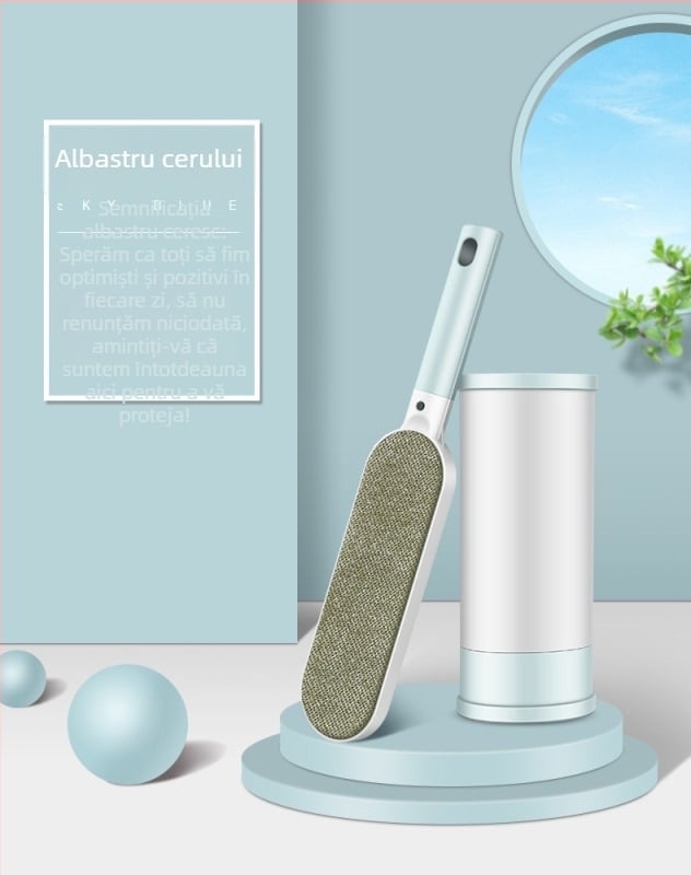 Rola pentru îndepărtarea scamelor de haine – material ABS/PP, design modern minimalist, lansare 2020, elimină părul și praful