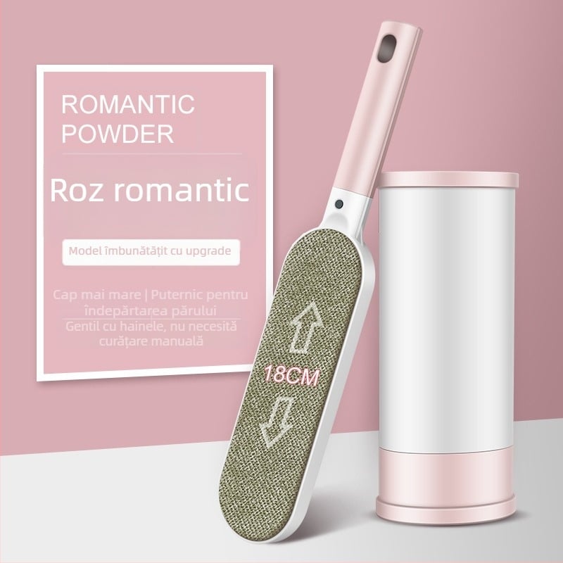 Rola pentru îndepărtarea scamelor de haine – material ABS/PP, design modern minimalist, lansare 2020, elimină părul și praful