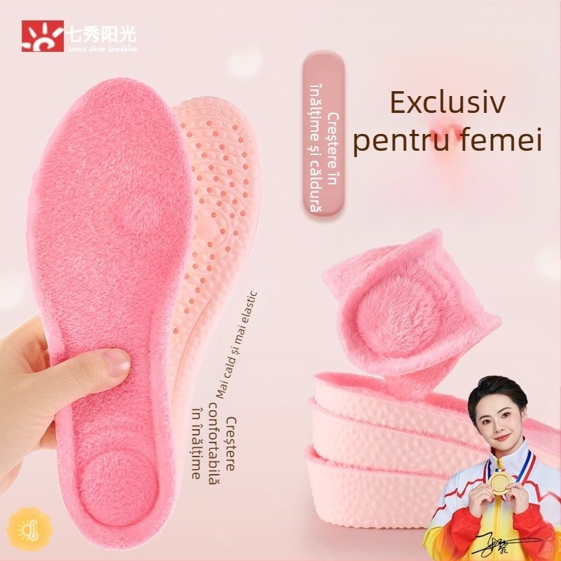 Talpă PU de creștere pentru încălțăminte de iarnă unisex — Model ST-X2.0ZGRF; talpă completă, creștere înălțime, potrivită pentru pantofi sport, piele, casual, încălțăminte călduroasă, textile și încălțăminte de lucru