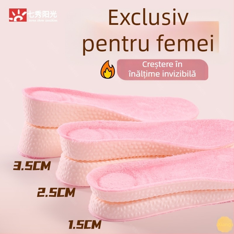 Talpă PU de creștere pentru încălțăminte de iarnă unisex — Model ST-X2.0ZGRF; talpă completă, creștere înălțime, potrivită pentru pantofi sport, piele, casual, încălțăminte călduroasă, textile și încălțăminte de lucru