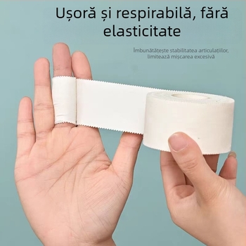 Bandă sportivă din bumbac pentru susținerea articulațiilor și fixarea piciorului — încheieturi, gleznă, genunchi, gambă; pentru baschet