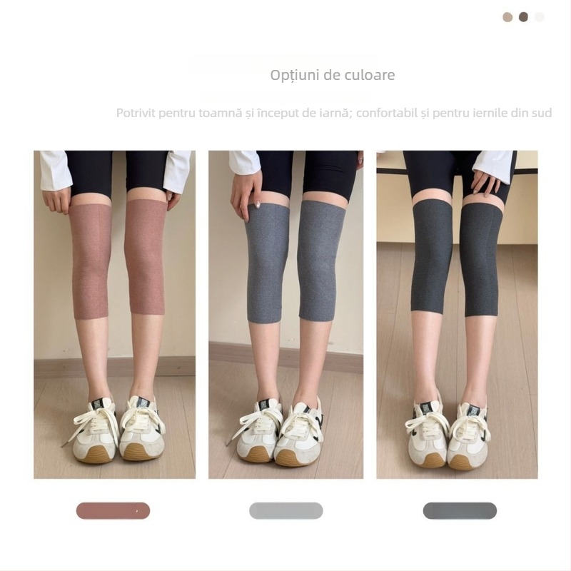 Compete Protecții termice pentru genunchi pentru ciclism, pentru toamnă–iarna, cu Velcro reglabil, pentru adulți (Iarna 2025)