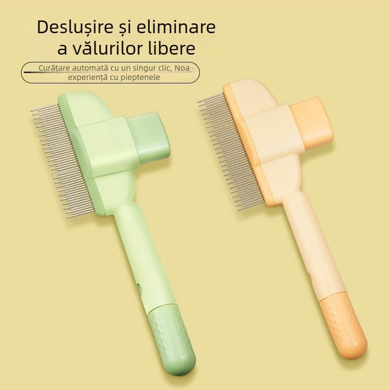 Pieptene cu ace pentru pisici și câini, îndepărtarea părului — din plastic, marcă privată
