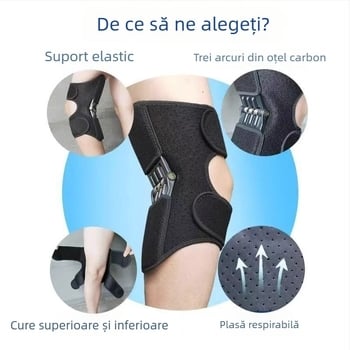 Protecție genunchi din poliester pentru adulți, susținere și protecție a genunchiului