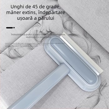 Perie multifuncțională de îndepărtare a părului pentru animale de companie – pentru canapea, covor și ferestre; elimină părul de pisică și de câine; Brand: Nerve cat; Material: Plastic.