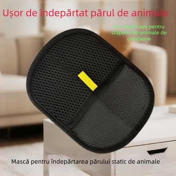 Mănușă electrostatică de îndepărtare a părului pentru pisici și câini, material textil, fără import, nu este cadou, zonă principală de vânzări: Altele