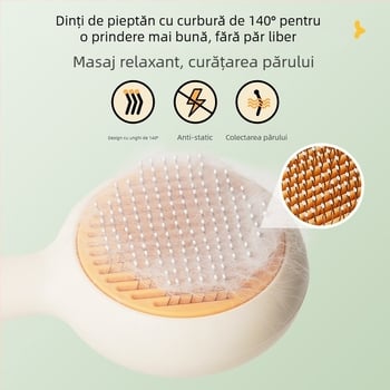 Hawoo/Haowo perie de îngrijire a blănii pentru pisici și câini, material PP, uz general