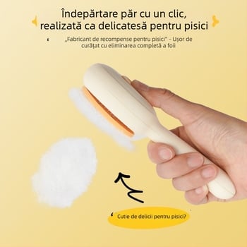 Hawoo/Haowo perie de îngrijire a blănii pentru pisici și câini, material PP, uz general