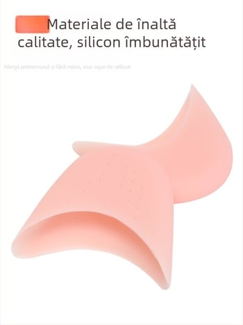 Acoperire din silicon pentru degetul de balet cu orificii de aer bidirecționale și protecție a degetului