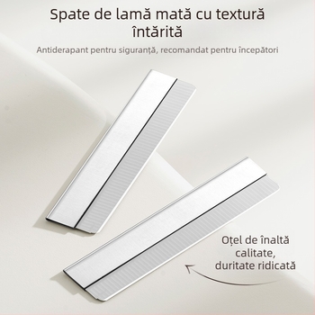 Feilinka Set de lame pentru sprâncene – instrument de conturare a sprâncenelor din oțel inoxidabil, uz general