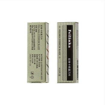 Feilinka Set de lame pentru sprâncene – instrument de conturare a sprâncenelor din oțel inoxidabil, uz general