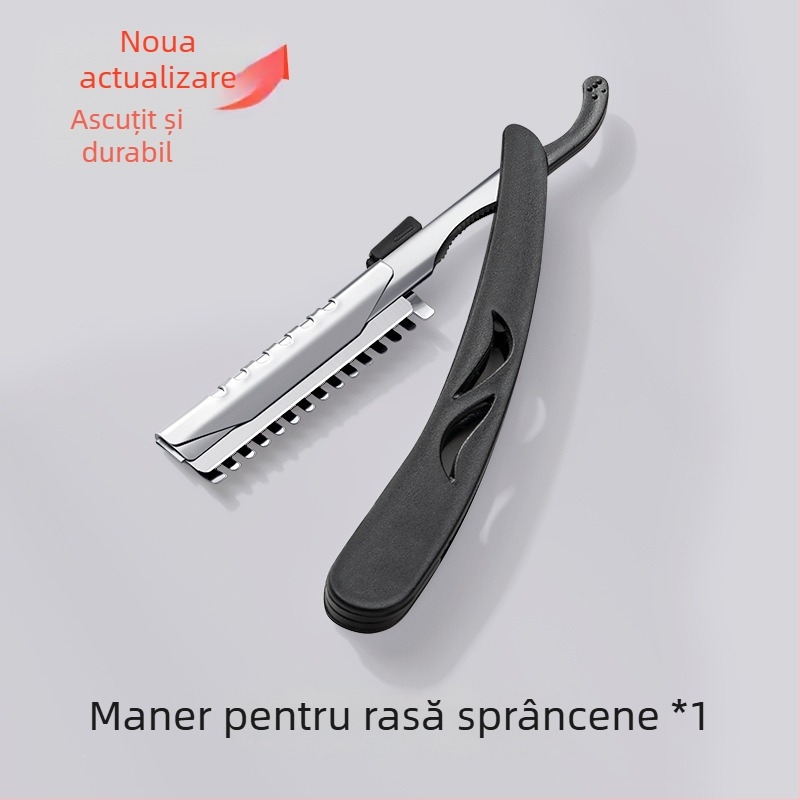 Feilinka Set de lame pentru sprâncene – instrument de conturare a sprâncenelor din oțel inoxidabil, uz general