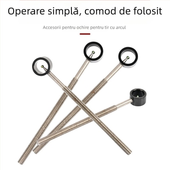 Cap de vizor din oțel pentru arc recurve – accesoriu de ochire, cap de înlocuire