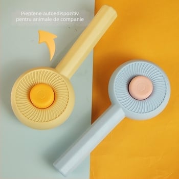 Damai pieptene cu ace din oțel inoxidabil pentru animale de companie – pisici și câini