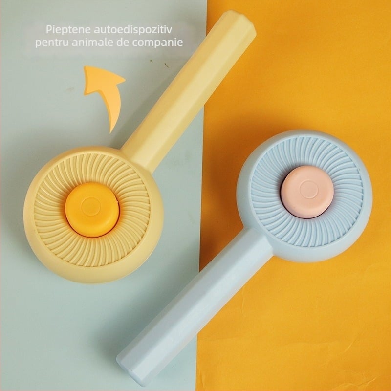 Damai pieptene cu ace din oțel inoxidabil pentru animale de companie – pisici și câini