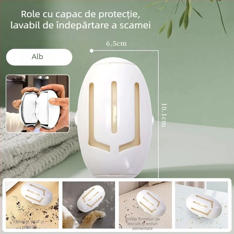 Rola lavabilă de scame pentru uz casnic – elimină părul și praful de pe haine, material plastic, brand Guanzhoumu, stil simplitate modernă, cea mai nouă listare