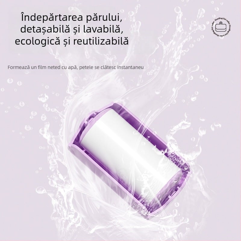 Rulă portabilă de scame lavabilă pentru haine și animale de companie — Jianfan, Material PP+ABS, Stil Light Luxury, Lansare toamnă 2025