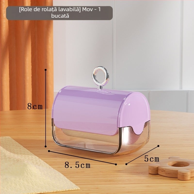 Rulă portabilă de scame lavabilă pentru haine și animale de companie — Jianfan, Material PP+ABS, Stil Light Luxury, Lansare toamnă 2025