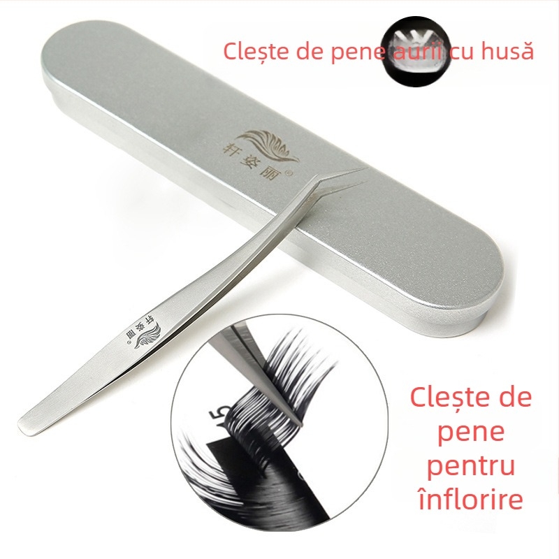 Clește pentru gene – precizie înaltă pentru grafting, clipsă delfin, unelte metalice în set