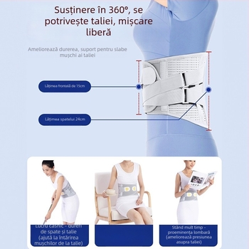 Protecție talie cu curea fixă, din fibre de poliester; pentru adulți; potrivită pentru baschet