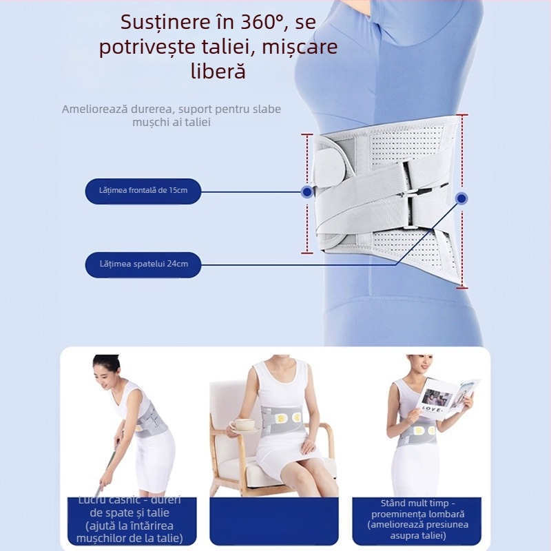 Protecție talie cu curea fixă, din fibre de poliester; pentru adulți; potrivită pentru baschet