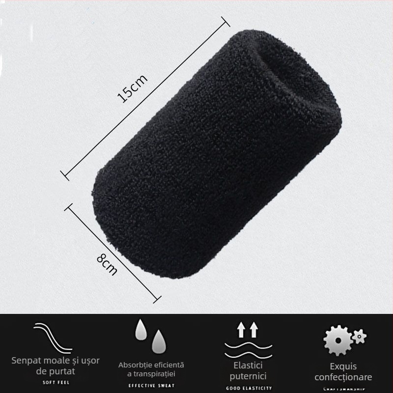 Bandă pentru încheietura mâinii - fitness, poliester, universală, potrivită pentru fotbal, protecție a încheieturii