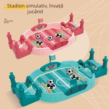 Fotbal de masă pentru copii – joc pentru doi, interactiv părinte-copil, educațional, din plastic, pentru 4–6 ani