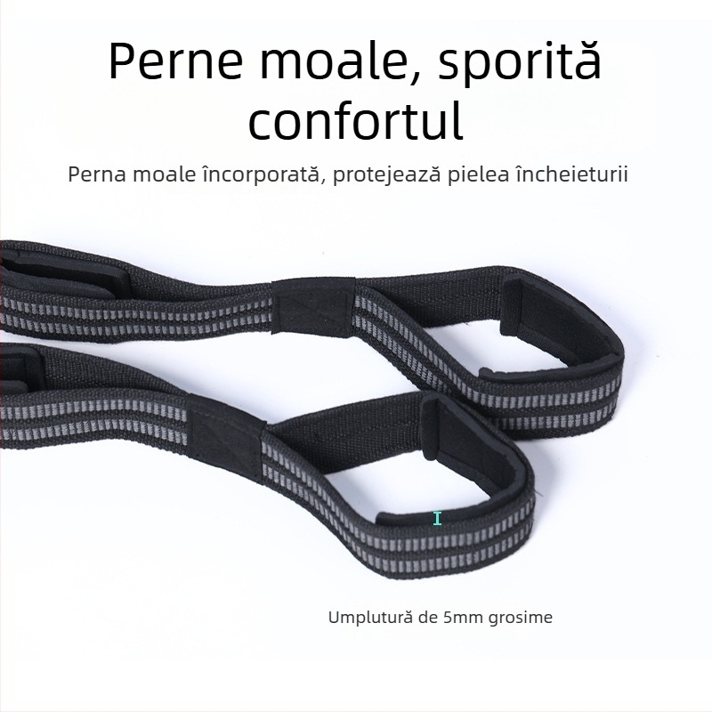 Centură de susținere a încheieturii pentru ridicarea greutăților, cu design Figure-8, antiderapant, poliester, pentru adulți, deadlift și fitness