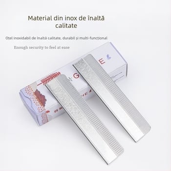 Lamă pentru sprâncene din oțel inoxidabil — lamă ondulată pe o singură parte — Taniyaki