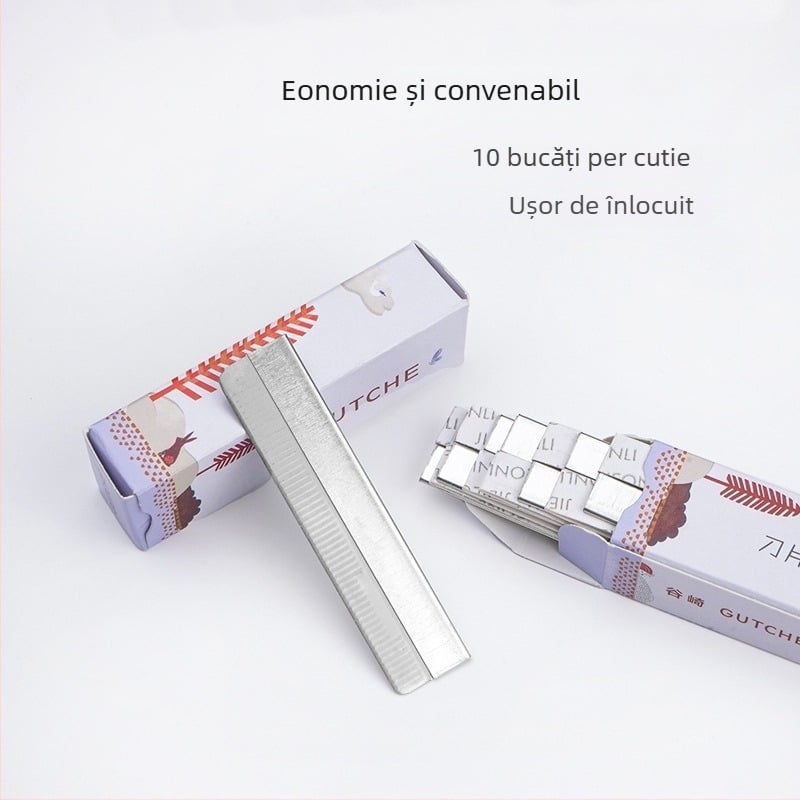 Lamă pentru sprâncene din oțel inoxidabil — lamă ondulată pe o singură parte — Taniyaki