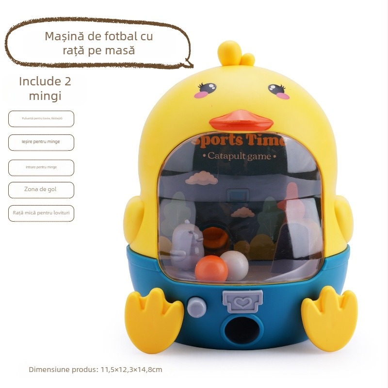 Joc de masă interactiv pentru copii, cu mini baschet și mini fotbal • Material: plastic • Vârsta: 7–14 ani • Joc de interior pentru relaxare educativă • Dezvoltă emoțiile, vederea, inteligența, prinderea și comunicarea părinte-copil