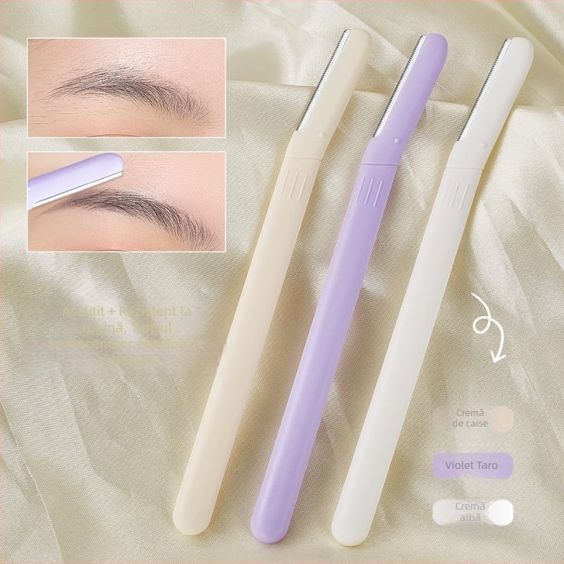 Life girls Trimmer pentru sprâncene, lamă din oțel inoxidabil, design ușor rotunjit, sigur pentru piele, pentru utilizare zilnică