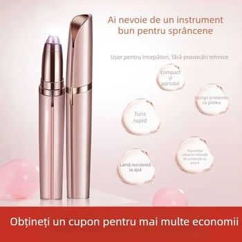 Instrument electric pentru modelarea sprâncenelor, alimentare USB, greutate 75 g, pentru uz casnic