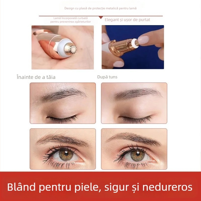 Instru­ment electric pentru modelarea sprâncenelor, alimentare USB, greutate 75 g, pentru uz casnic