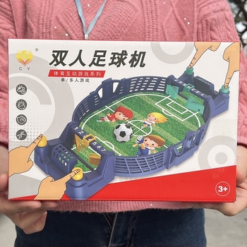 Joc de fotbal pe masă pentru copii, plastic, interacțiune pentru doi jucători, 4-6 ani