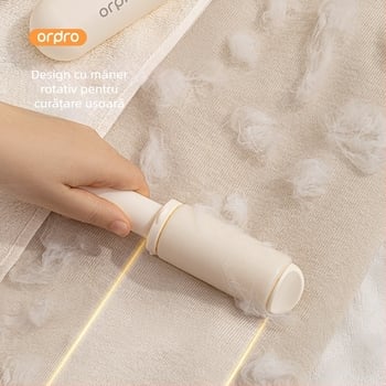 Ordpro Rola pentru scame lavabilă — aderență super puternică, din plastic