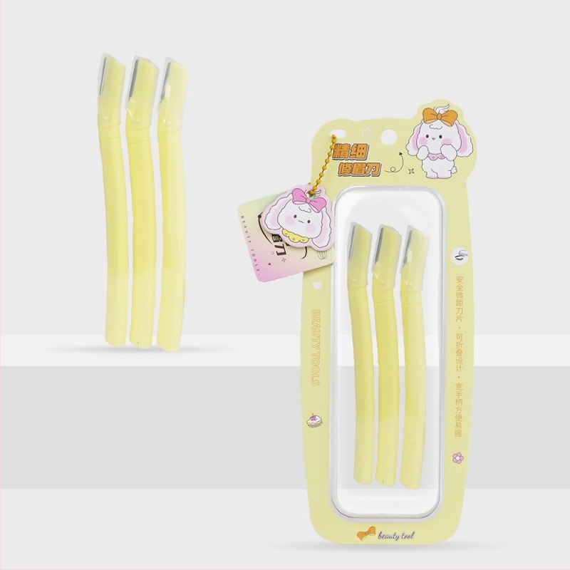 Etif Flower Trimmer pentru sprânene, capete duble pliabile, telescopic, din oțel inoxidabil și ABS, pentru îngrijire zilnică