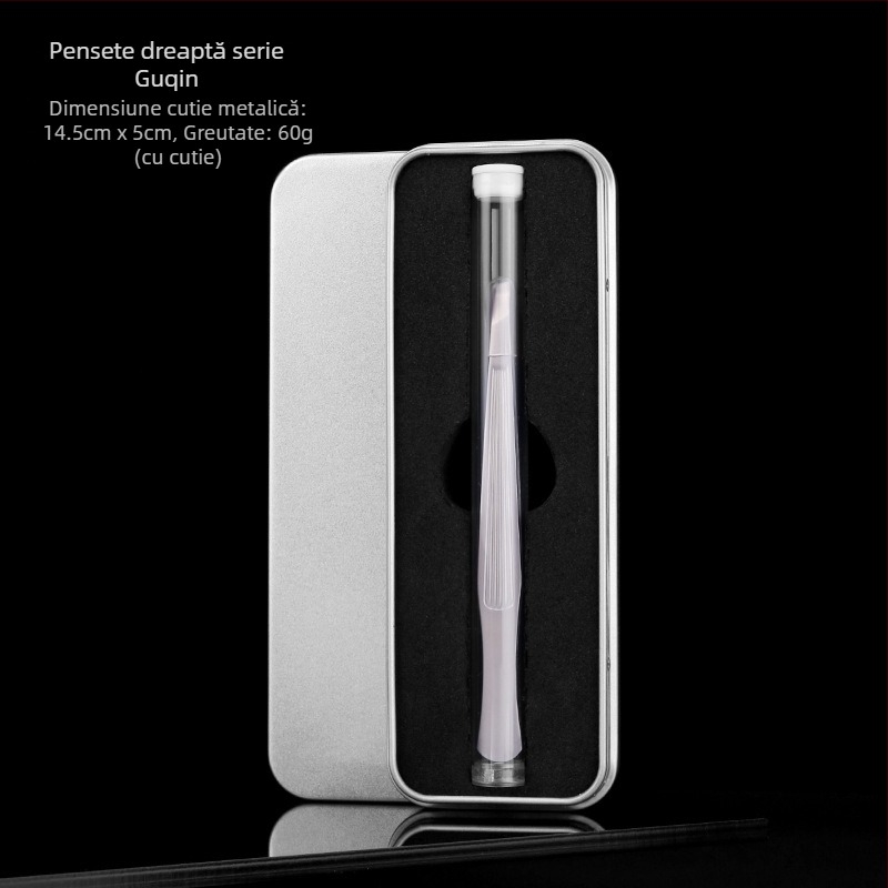 Clip pentru sprâncene și pensetă – oțel inoxidabil, seria Guchin, uz general