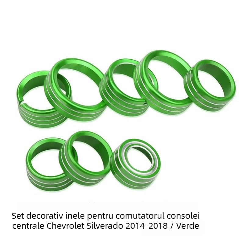 Inel din aliaj de aluminiu pentru butonul de control interior Silverado — Solald Central Control, personalizabil