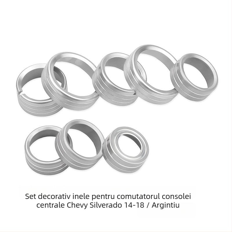 Inel din aliaj de aluminiu pentru butonul de control interior Silverado — Solald Central Control, personalizabil