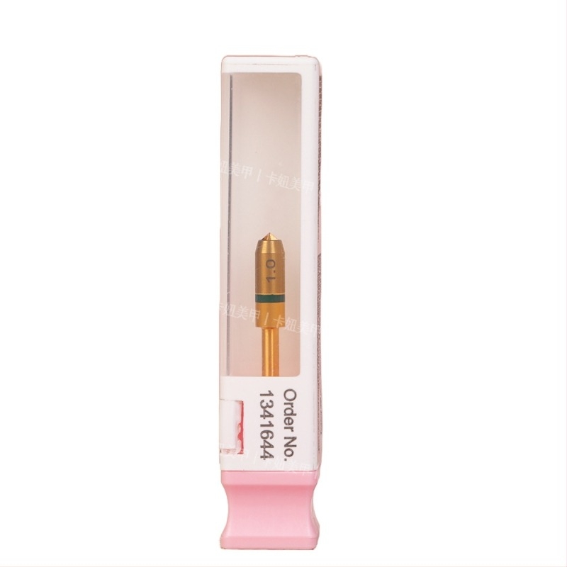 Unealtă pentru artă unghii cu cap diamantat pentru găurire rapidă și perforare – vârf ascuțit, model G4DMT21, conținut net 25