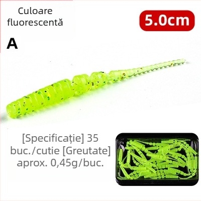 Bear King Momeală moale cu coadă de ac – Momeală artificială pentru bass, tilapia și sunfish