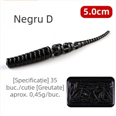 Bear King Momeală moale cu coadă de ac – Momeală artificială pentru bass, tilapia și sunfish