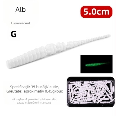 Bear King Momeală moale cu coadă de ac – Momeală artificială pentru bass, tilapia și sunfish