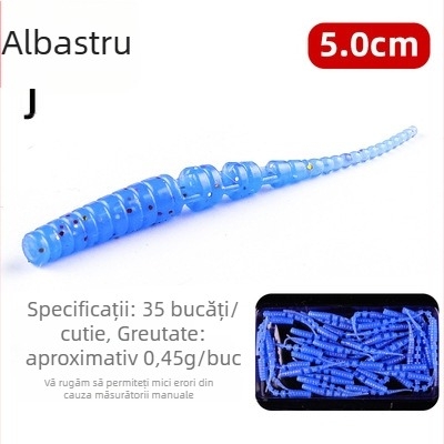 Bear King Momeală moale cu coadă de ac – Momeală artificială pentru bass, tilapia și sunfish