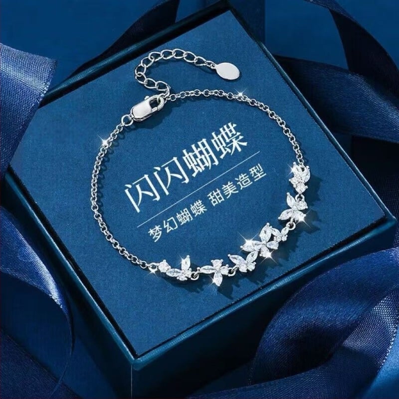 Brățară din cupru cu floare de glicină, placare electroplată, stil elegant, unisex, primăvara 2025