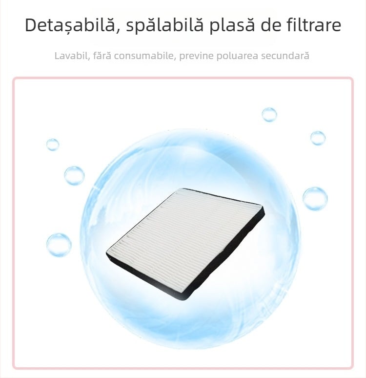 Aspirator pentru praf de unghii, putere înaltă, reîncărcabil, design portabil, construcție din plastic și oțel inoxidabil
