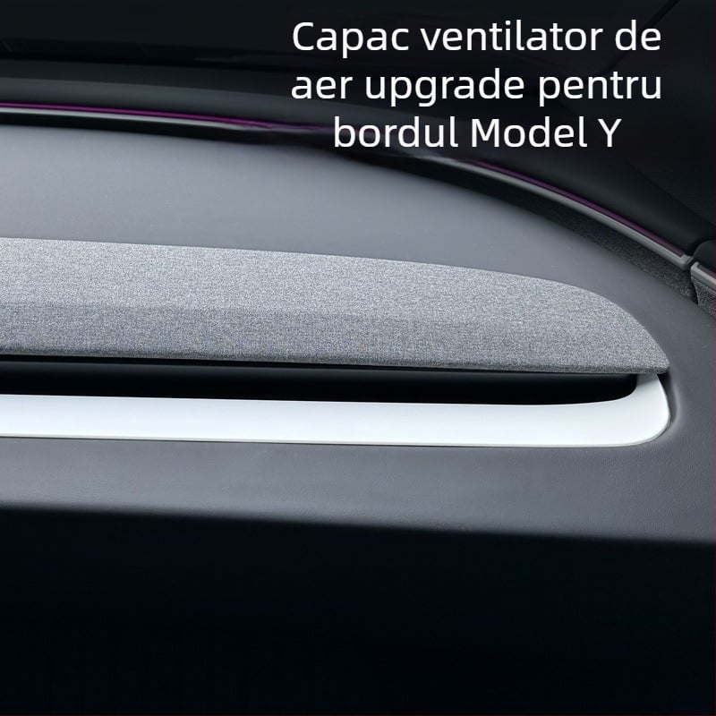Autocolante decorative pentru panoul central de control Tesla Model Y | Protecție a ventilului de aer | Material: plastic | Model: 01 | Brand: LUBIAO