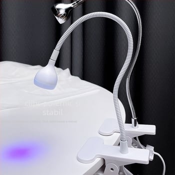 Lampă de unghii cu comutator pedalat, uscare rapidă, fără înnegrire, design portabil cu clips — Model Gld12, brand Kaniu, pentru saloane profesionale de manichiură